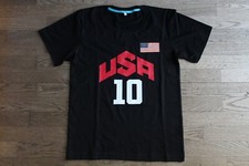 TSHIRT LOGO USA KOBE BRYANT 10 - TAGLIA S - COLORE NERO - NUOVA SENZA CARTELLINO