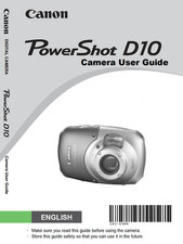 Canon POWERSHOT D10 DIGITAL