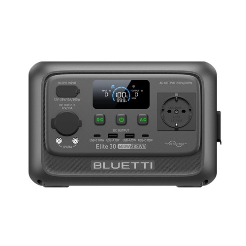 Bluetti elite 600w 288wh - elite, 30