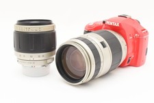 Pentax K-x 12,4 megapixel fotocamera reflex digitale "colore rosso" con set di due obiettivi dal Giappone