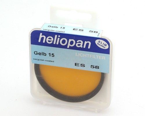Filtro colore heliopan giallo - filtro,
