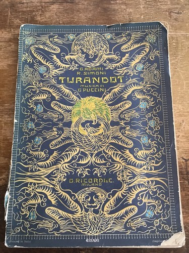 Puccini turandot libretto - puccini,