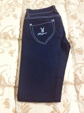 Jeans Pantaloni Elastici Elasticizzato Nero Donna Ragazza Playmate Tg 46 Affare