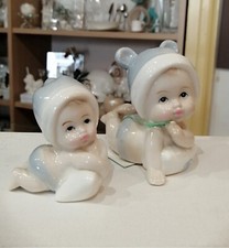 Coppia Statuetta In Porcellana