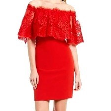 Mini abito rosso BADGLEY