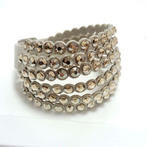 Bracciale argento cristallo