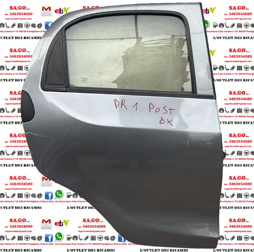 Portiera posteriore destra - portiera, dx