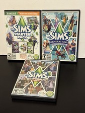 Lotto The Sims 3, Starter Pack (3 giochi), Generazioni e Vita Universitaria.