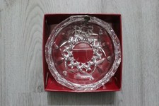 Posacenere rotondo in cristallo reale RCR nuovo, marca Opera