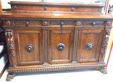 Mobile  artigianale  Umbro in legno pregiato anni 70  misura  MT,2,18 X1,22 X 52