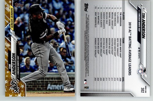 Tim anderson 2020 - anderson, topps