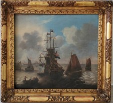 Dipinto olio quadro marina