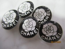 Chanel acrylic buttons - acrylic,