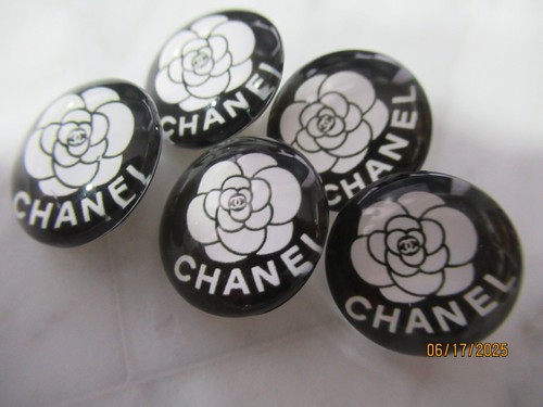 Chanel acrylic buttons - chanel,