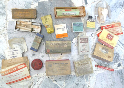 Scatole medicine vintage - medicine,