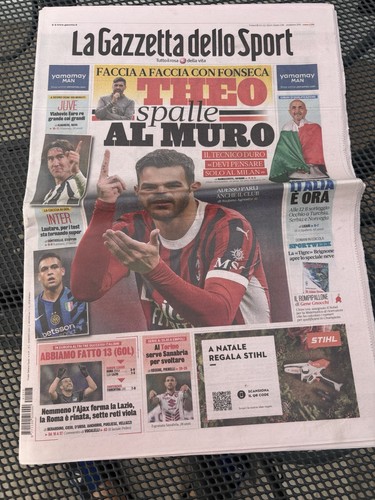 Giornale calcio dicembre - calcio, 12