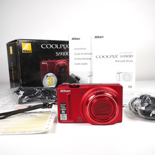 Nikon Coolpix S9100 Rosso -