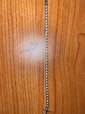 Braccialetto Tennis Uomo Donna Unisex Argento 925