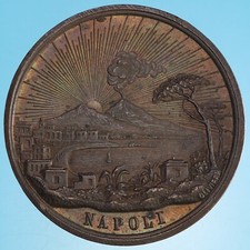 NAPOLI MEDAGLIA 1849 COMIZIO