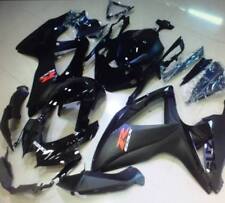CARENE ABS SUZUKI GSX R 600/750 2008 2009 2010 DESIGN BLACK STAMPO INIEZIONE