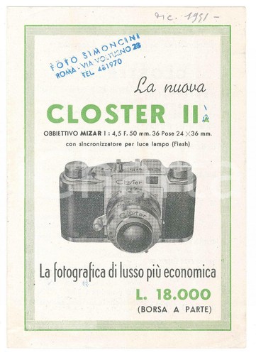 1951 roma via volturno foto - 1951,