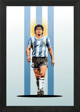 Diego Maradona poster arte da
