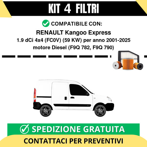 Kit filtri tagliando - 4,