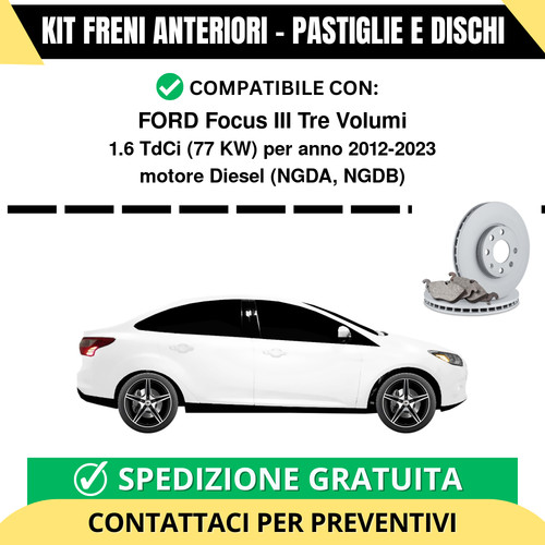 Kit freni anteriori - kit,