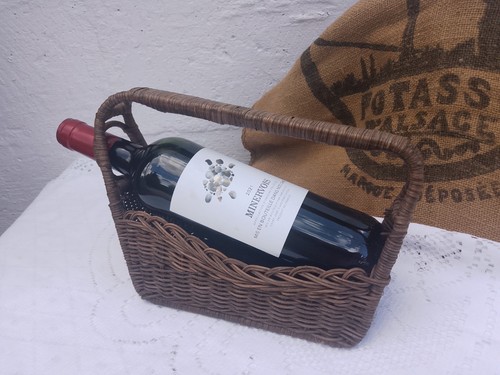 Cesto portabottiglie vino - cesto/portabottiglie,