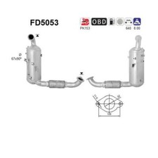 AS FD5053 Filtro Antiparticolato Sistema Di Scarico Per Mazda 3 BL