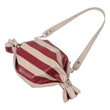  Borsa a tracolla a righe con