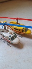 Modellini di elicottero giocattolo pubblicitario ORO SAIWA Vintage anni '80