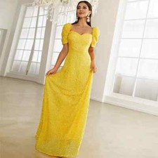 Vestito Abito Elegante Lungo