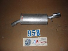 162707 MARMITTA TERMINALE SILENZIATORE LANCIA Y10 1050cc TURBO 85-89