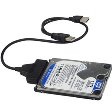 Adattatore 2 Usb Cavo Hard Sata 2,5 Pollici Disk Sata PC HD ej
