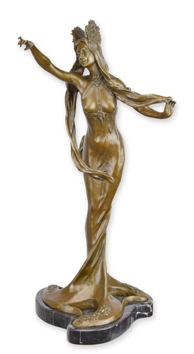 Scultura bronzo donna - scultura,