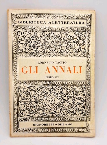 Gli annali tacito - tacito,