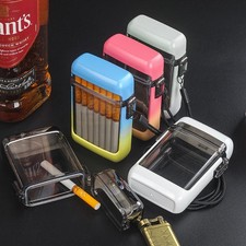 Waterproof Plastic Cigarette Case Holders Tabacco Smoking Storage Container Box