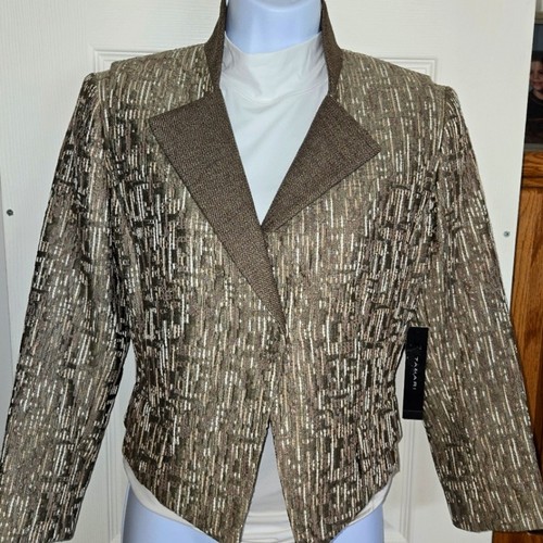 Tahari giacca tweed donna