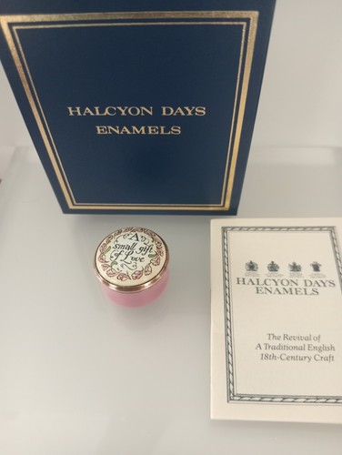 Halcyon days enamels small - days, "a