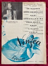 Spartito Musicale NINFEA - Edizioni Corso Francia