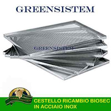 1 CESTELLO RICAMBIO ACCIAIO INOX X ESSICCATORE BIOSEC DE LUXE