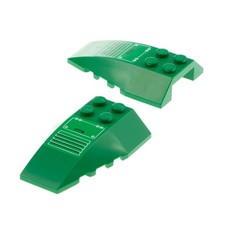 2x Lego cuneo mattoncino 6x4