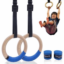 ANELLI GINNASTICA IN LEGNO PER