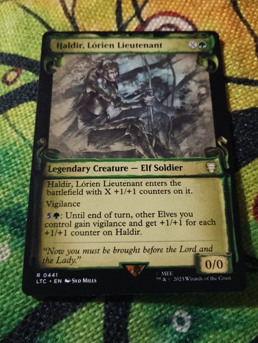 Scroll haldir lórien - scroll, haldir,