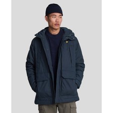 Giacca parka uomo Lyle e Scott micropile 2.0 colore blu