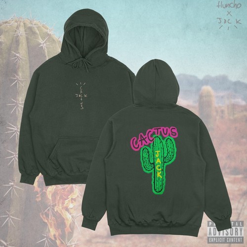 Felpa con cappuccio cactus - felpa,