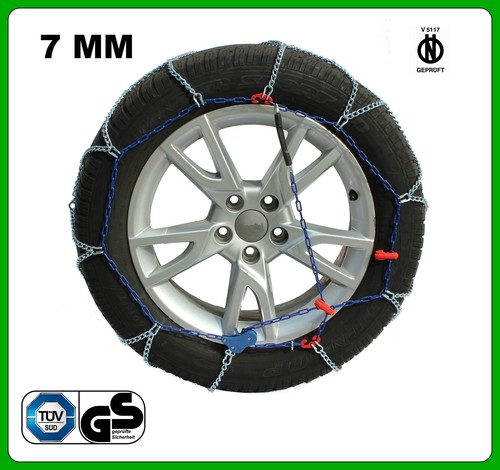 Catene neve 7mm 225 r17 - da, 225/50