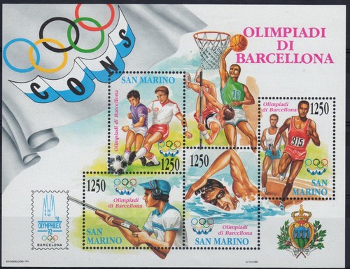1992 san marino - san, olimpiadi
