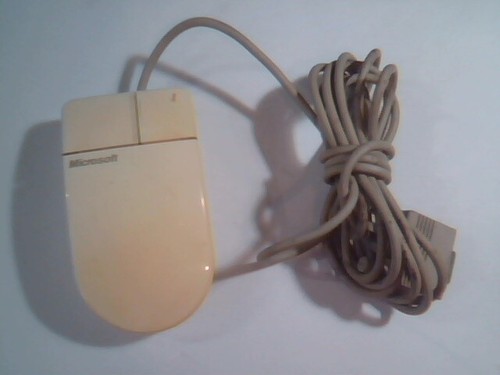 Vintage microsoft serial mouse - vintage,